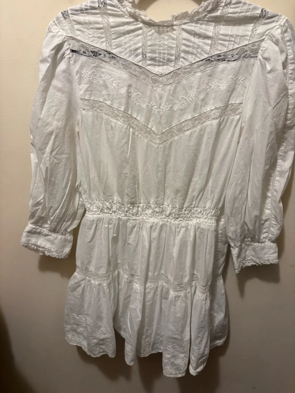 Loveshackfancy x target Talulah white mini dress size small - Picture 7 of 11